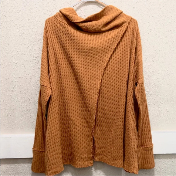 Free People Juicy Long Sleeve Cowl Neck Sweater in Canyon Moon NWT Small - Picture 7 of 10